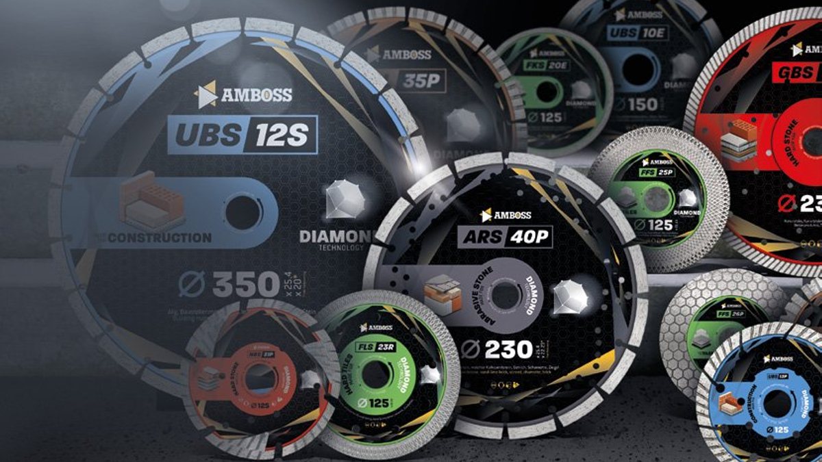 Diamant-Trennscheiben von AMBOSS: Noch mehr Qualität und neues Design
